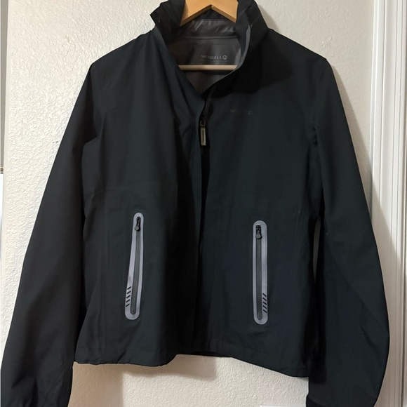 Merrell GORE-TEX Black Prolite Shell Jacket.Zippered Hood, Underarm ventilation - Picture 1 of 16